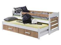 Seng Henderson 140 (Hvid + Artisan eg)