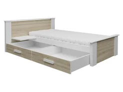 Seng Henderson 117 (Hvid + Trøffel)