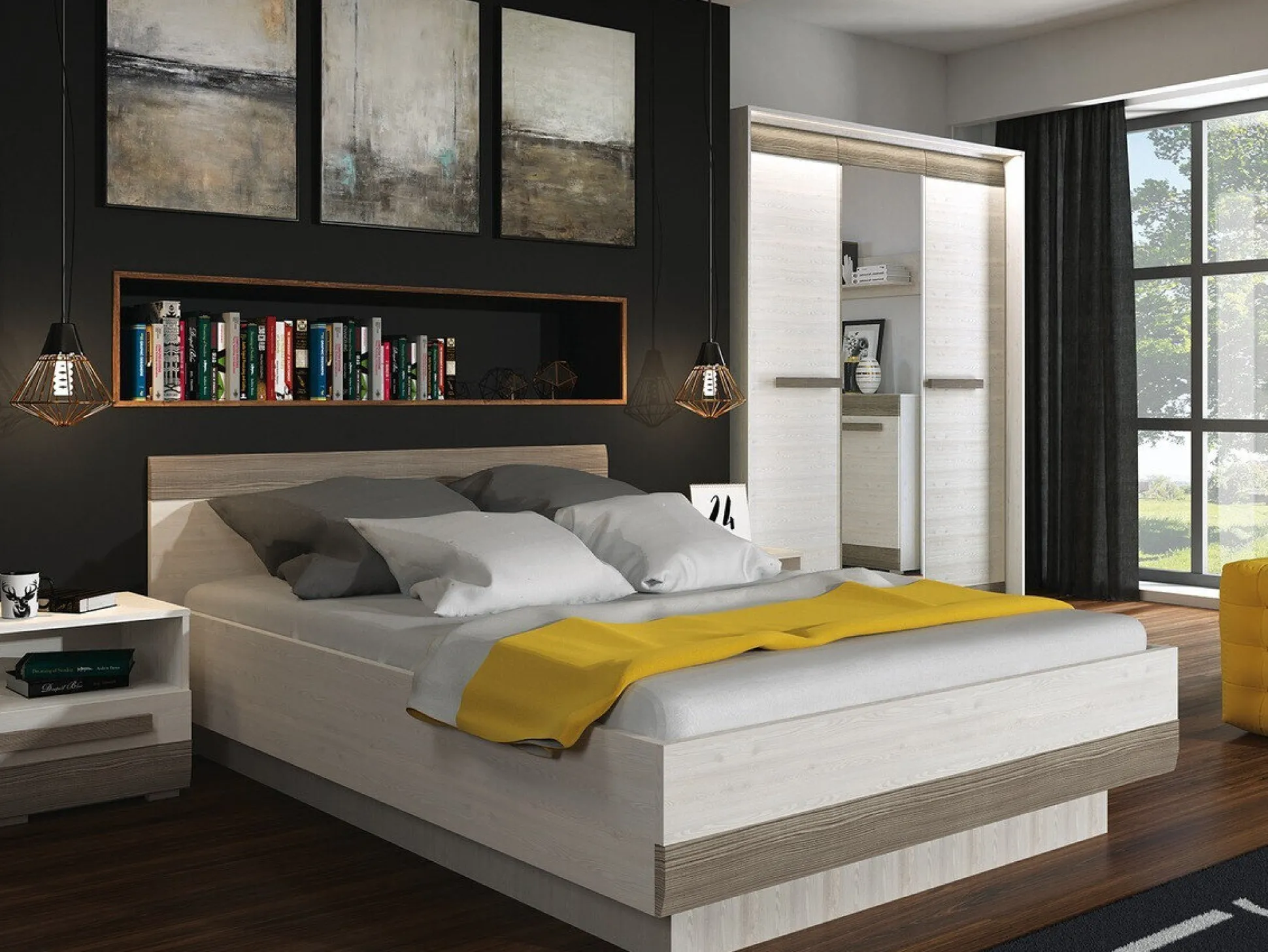 Sengebord Alcala 115