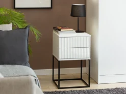 Sengebord Bristol 195 (Hvid)