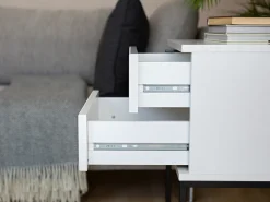 Sengebord Bristol 195 (Hvid)