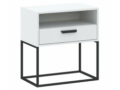 Sengebord Bristol 192 (Hvid)