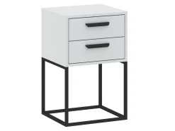 Sengebord Bristol 196 (Hvid)