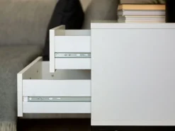 Sengebord Bristol 196 (Hvid)