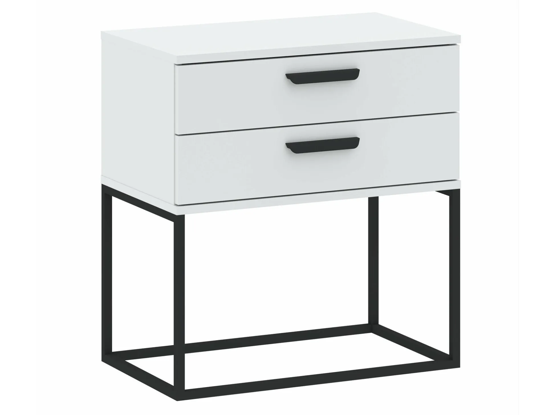 Sengebord Bristol 194 (Hvid)