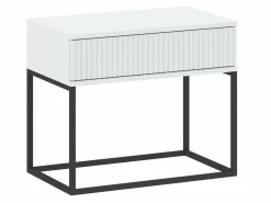 Sengebord Bristol 190 (Hvid)