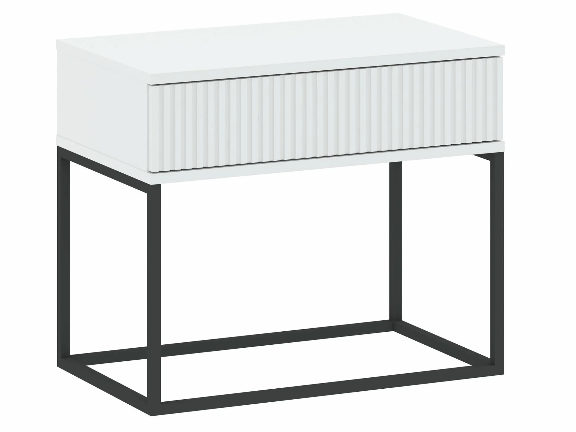 Sengebord Bristol 190 (Hvid)