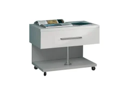 Sengebord Campus (Hvid + Glansfuld hvid)