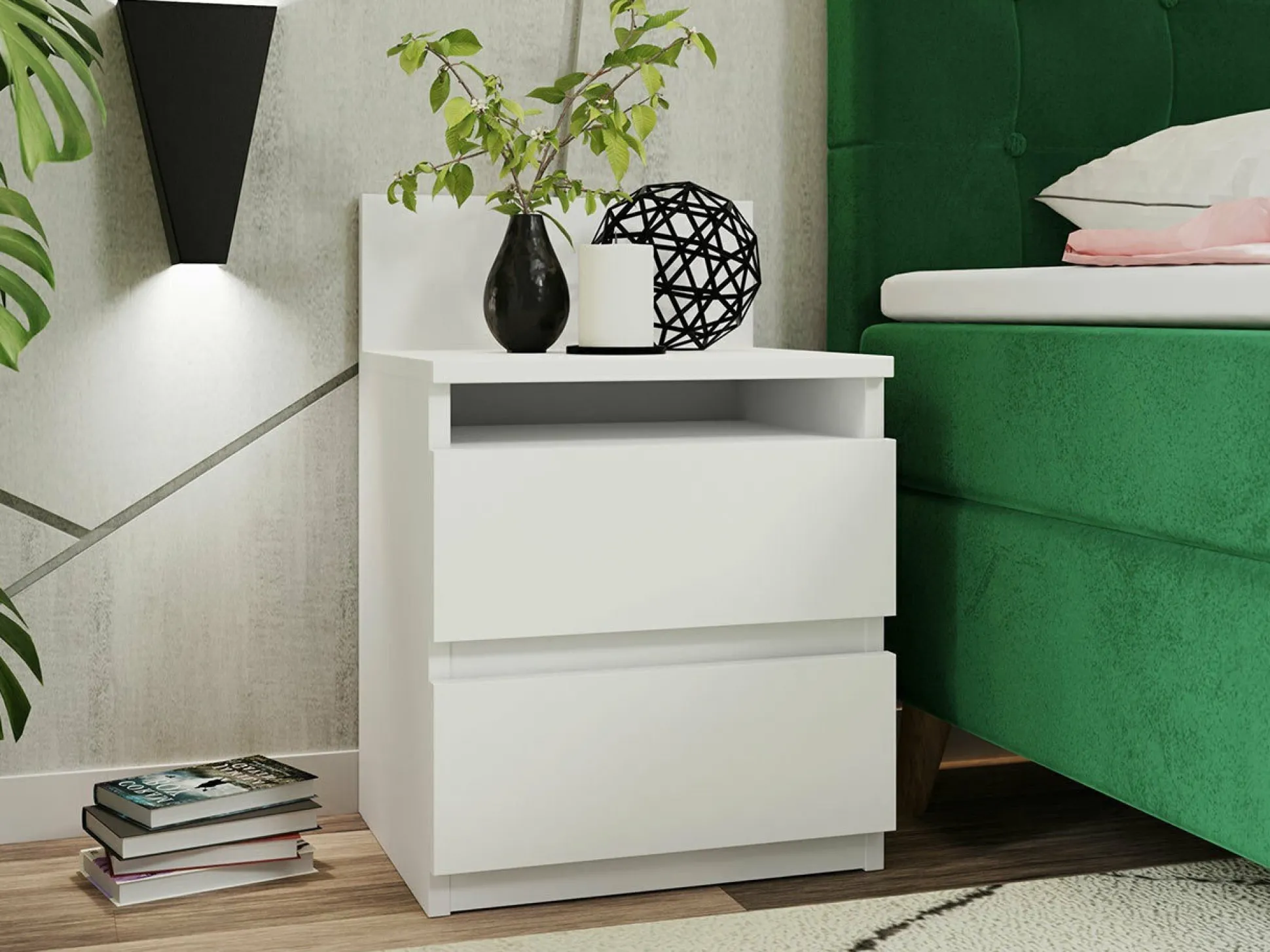 Sengebord Comfivo Structor (Hvid)