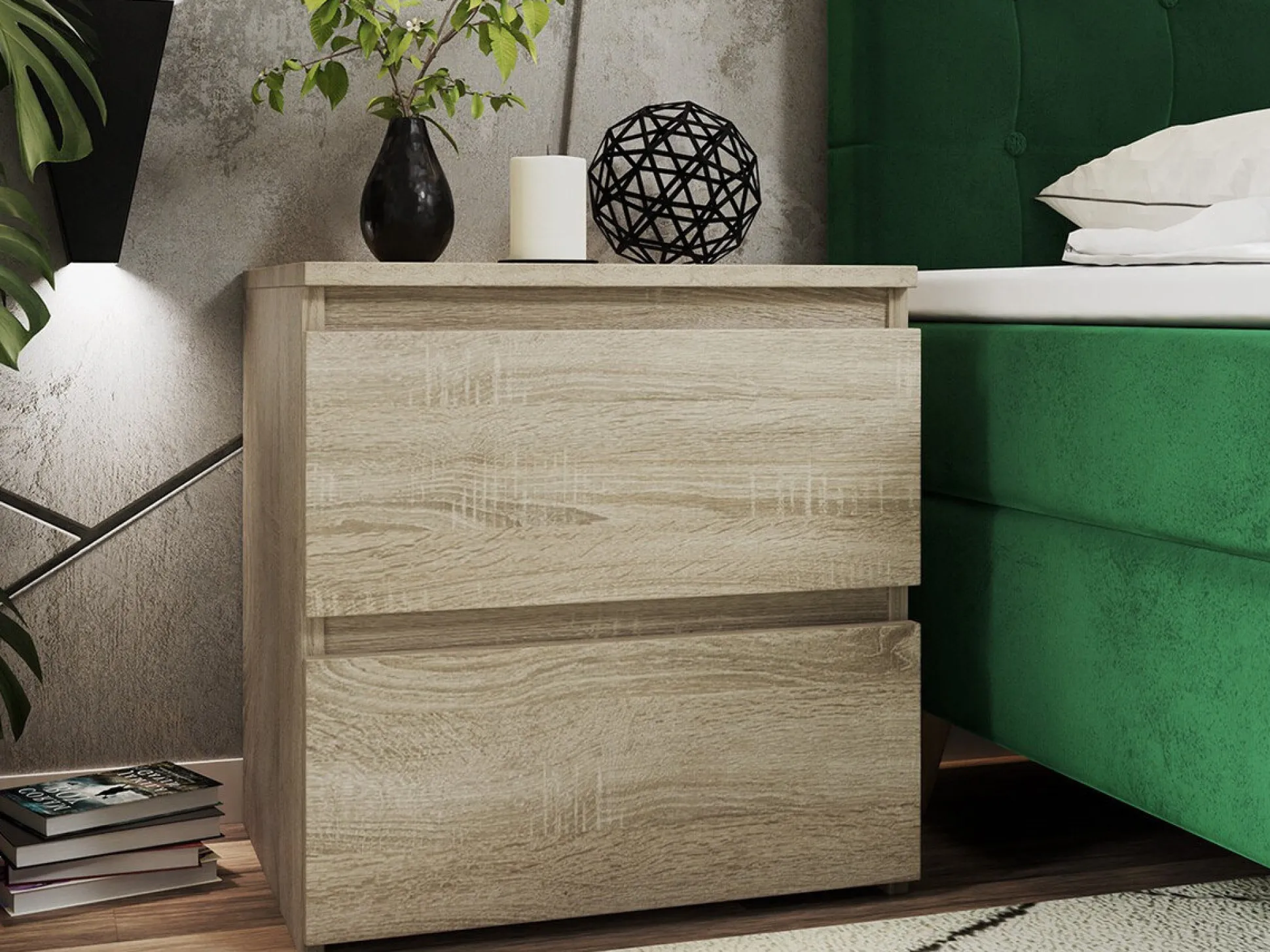 Sengebord Comfivo Structor I (Sonoma eg)