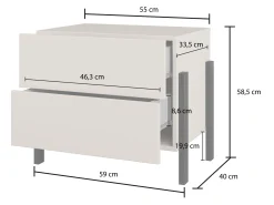 Sengebord Etsore 110