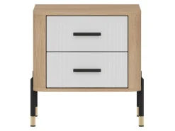 Sengebord Flosora 140 (Hvid)