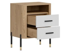 Sengebord Flosora 142 (Hvid)