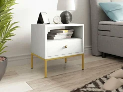 Sengebord Formis (Hvid)