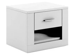 Sengebord Fresno 106 (Hvid)