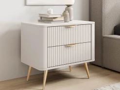 Sengebord Lectum (Beige)