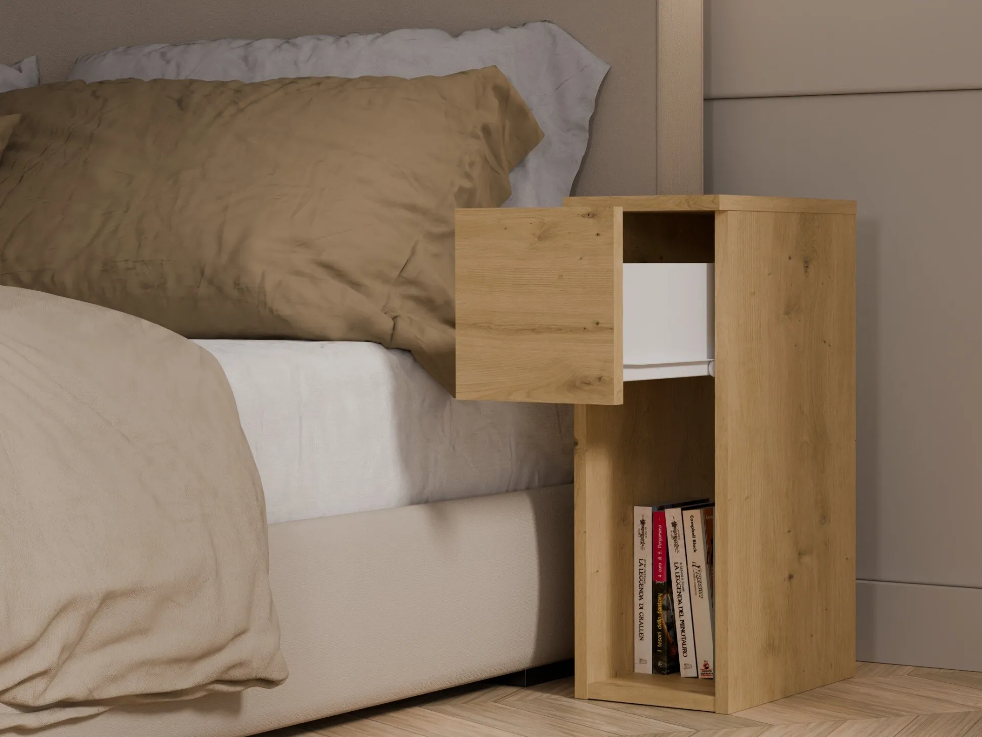 Sengebord Mandeville 304 (Artisan eg)