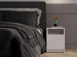 Sengebord Mandeville 305 (Hvid)