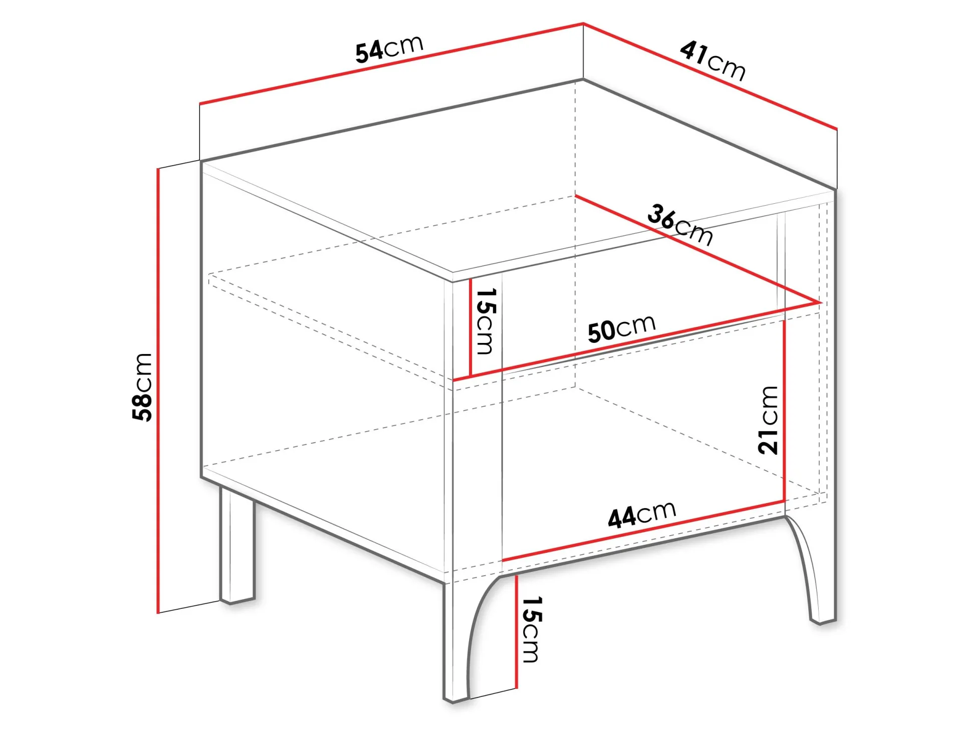 Sengebord Mavtoru 110 (Sort)