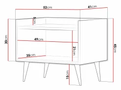 Sengebord Mirfivu 107