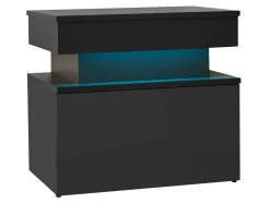 Sengebord Monfero (Sort + Blank sort)