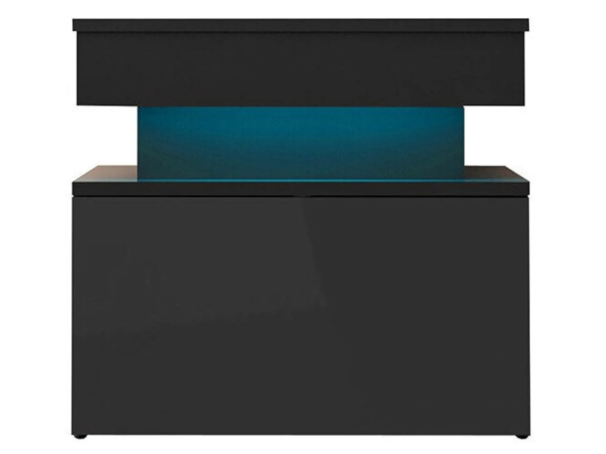 Sengebord Monfero (Sort + Blank sort)