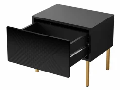 Sengebord Natar (Hvid + Glansfuld hvid)