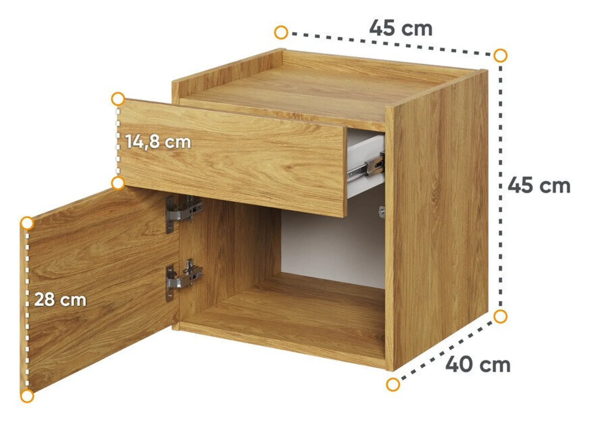 Sengebord Orlbale 141