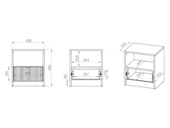 Sengebord Orlviro 106