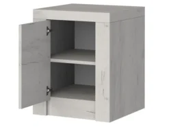 Sengebord Serfeno 119 (Mørk aske)