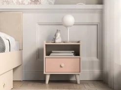 Sengebord Tortoli 108 (Lyserød)