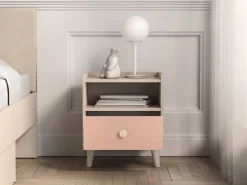 Sengebord Tortoli 108 (Lyserød)