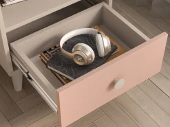 Sengebord Tortoli 108 (Lyserød)