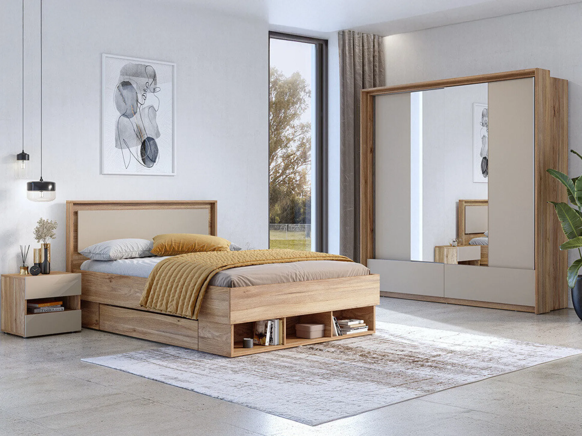 Sengebord Vosalo 100