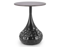 Sidebord Houston 1807 (Sort + Sort marmor)