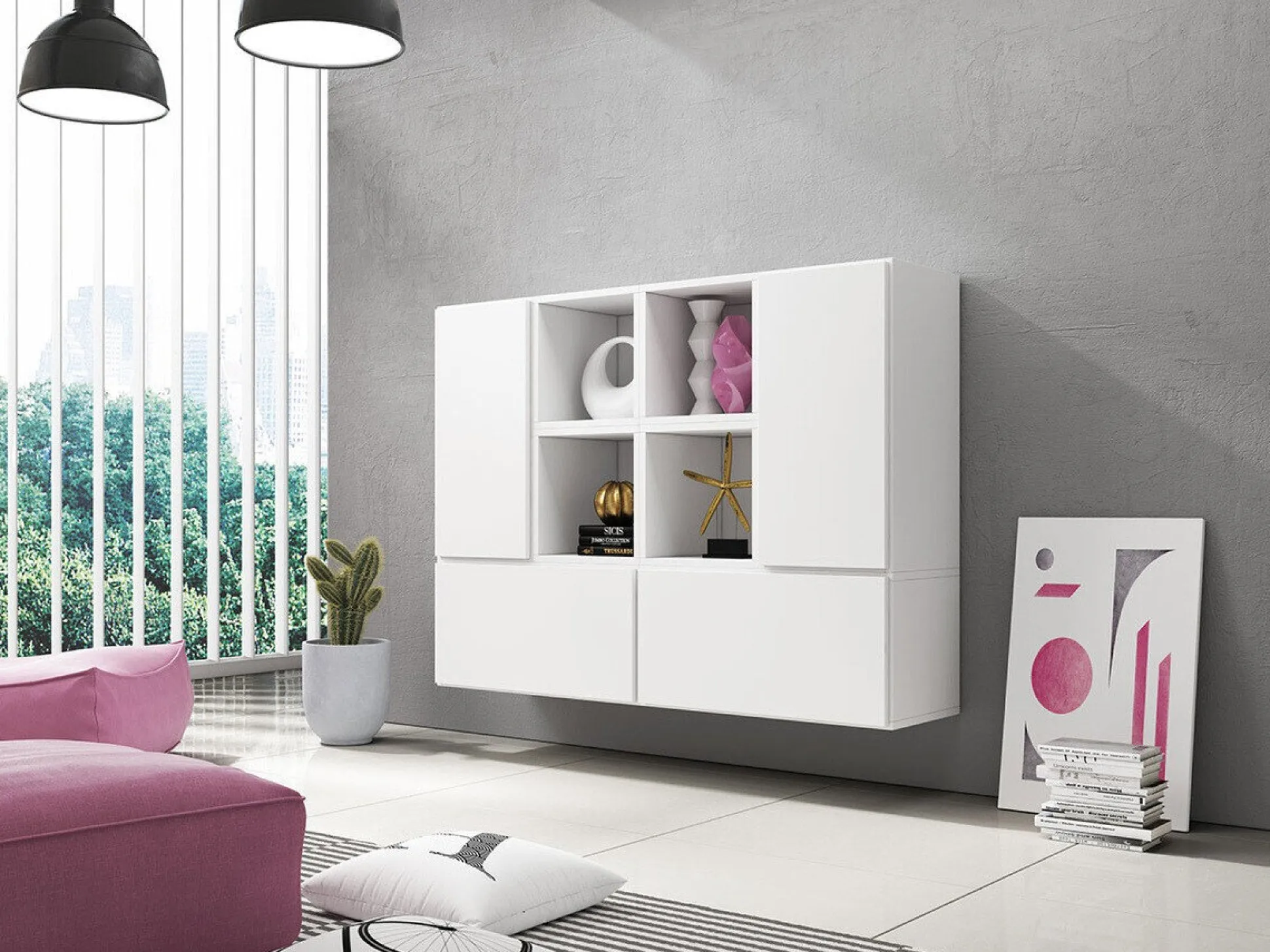 Skabssæt Corbele 124 (Hvid)