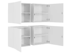 Skabssæt Vilrin (Hvid + Glansfuld hvid)