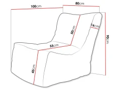 Sækkestol Passeral (Poso 27)