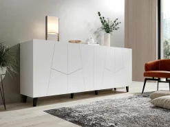 Skænk Charlotte 180 (Hvid + Sort)