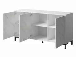 Skænk Charlotte 159 (Sort + Sort marmor)