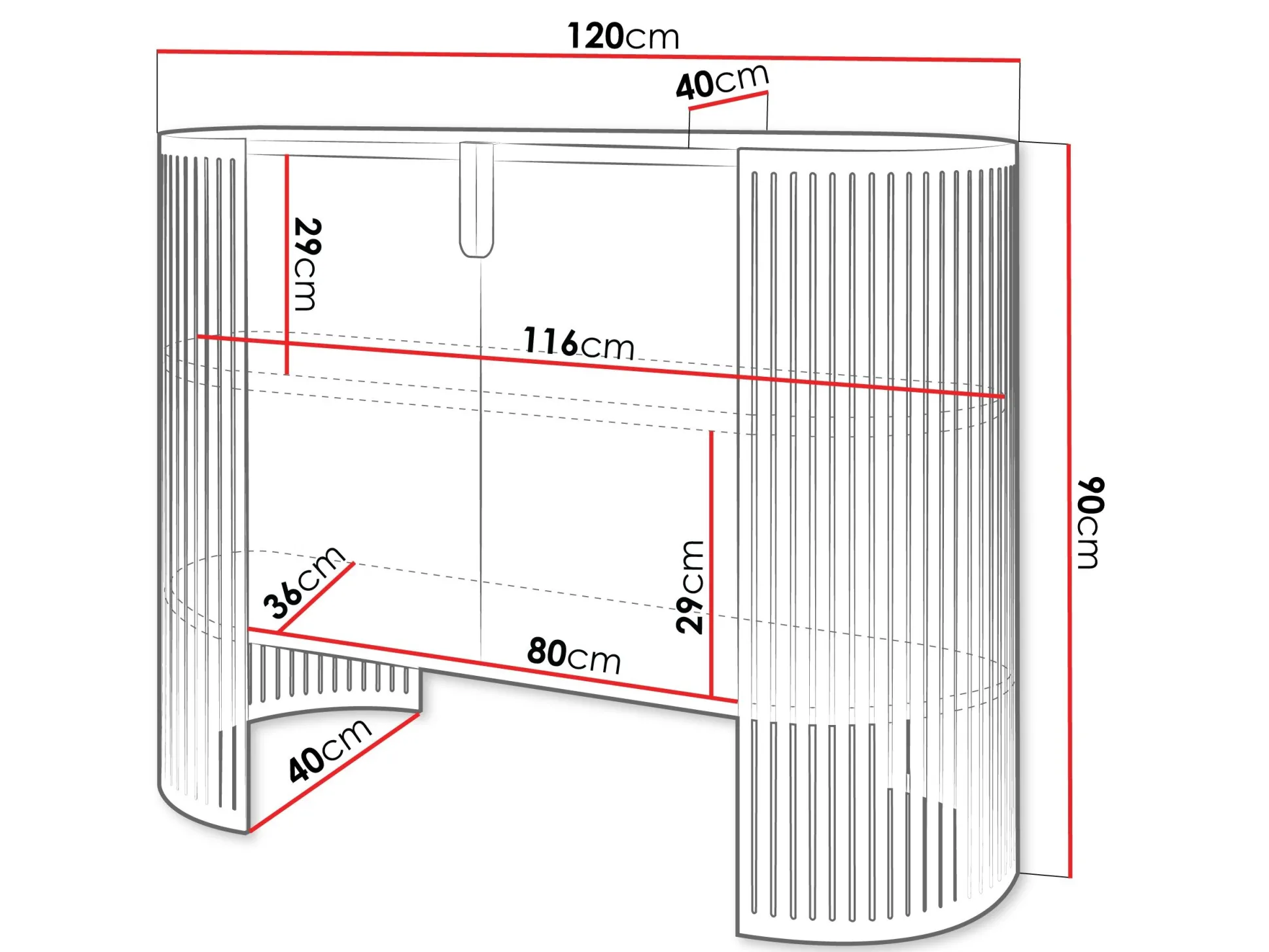 Skænk Civer (Sort + Hvid)