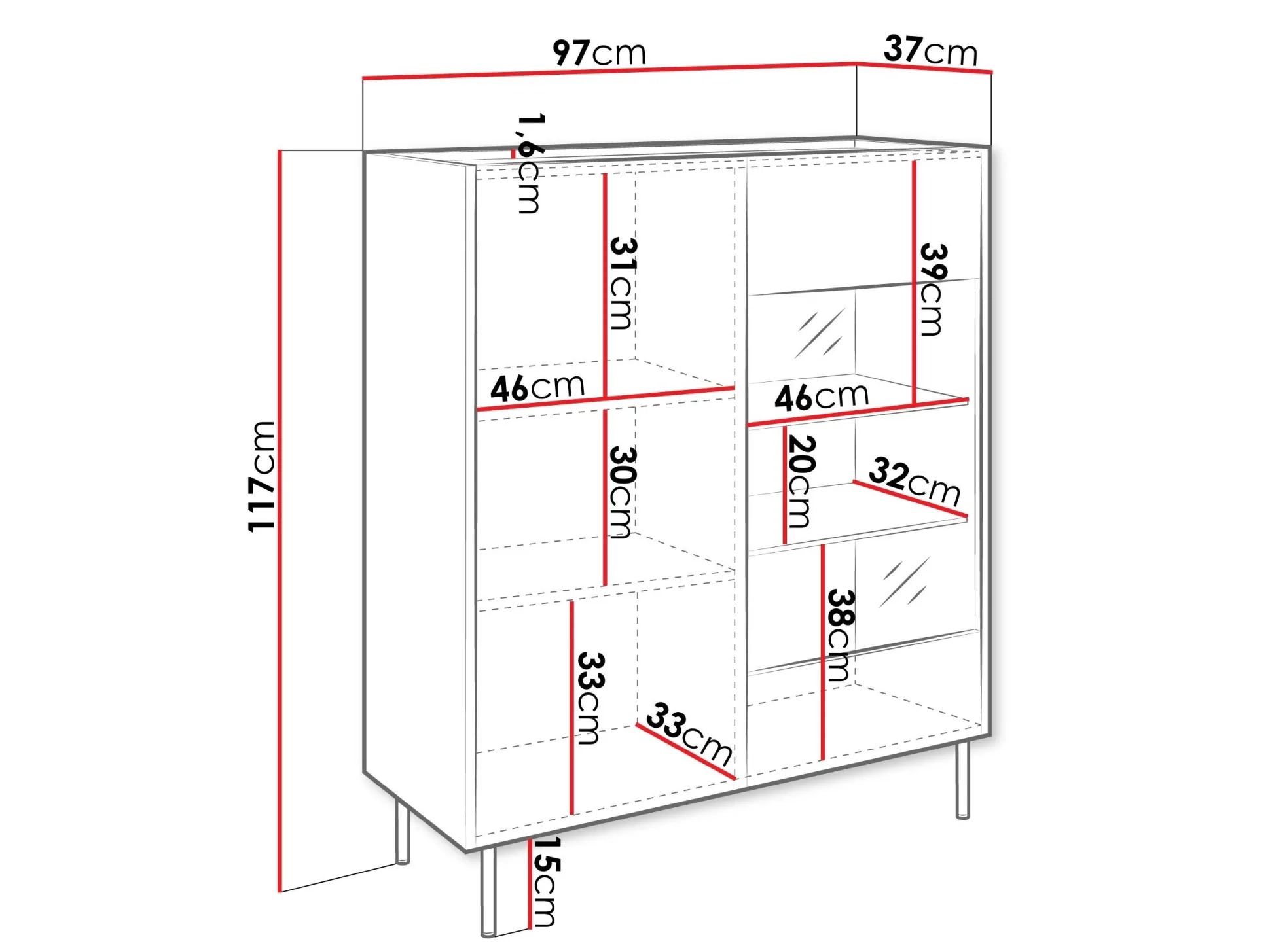 Skænk Comfivo Belviro I
