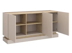 Skænk Comfivo Tilia I (Sort + Egetræ)