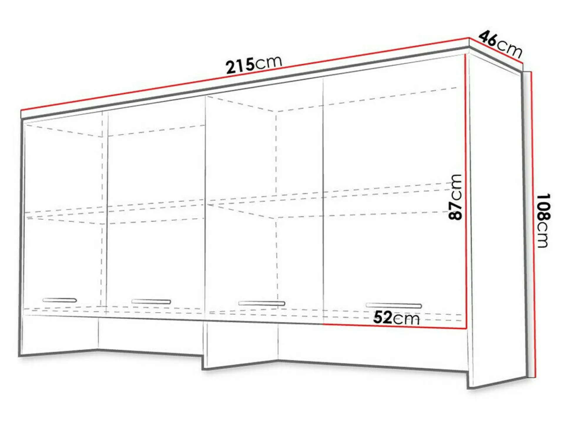 Skænk Concept Pro Lenart Levfere 114 (Hvid)