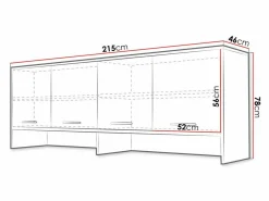 Skænk Concept Pro Lenart Levfere 113 (Hvid)