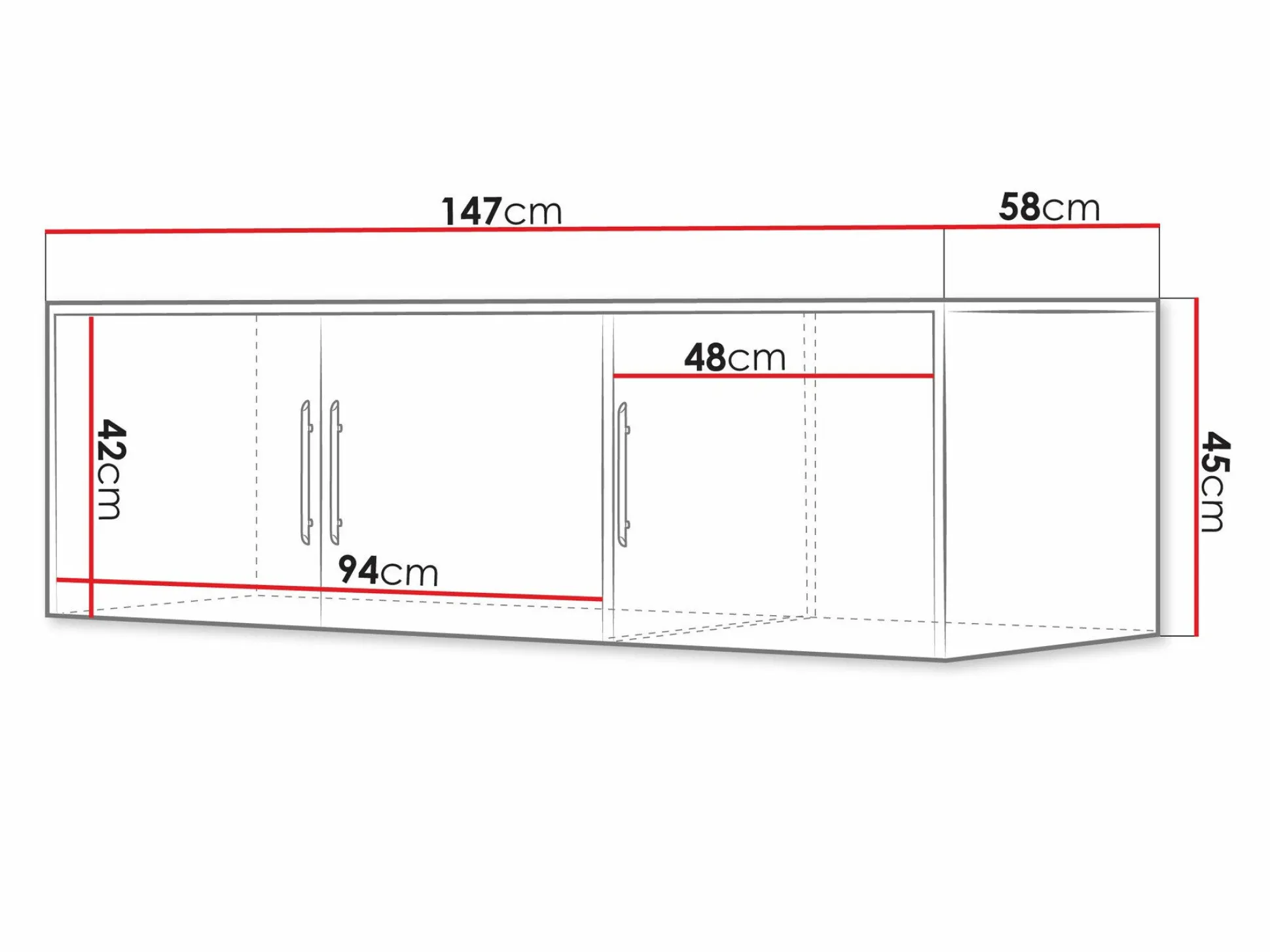 Skænk Dortivu I (Sonoma eg)
