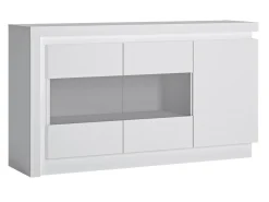 Skænk Feldeli 104 (Hvid + Glansfuld hvid)