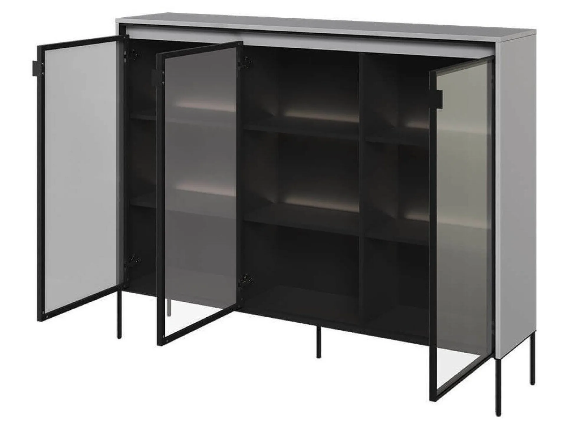 Skænk Fernolu 108 (Grå + Sort)