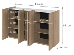 Skænk Fresno 147 (Egetræ)
