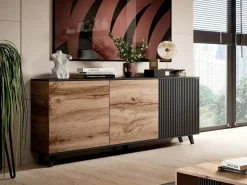 Skænk Luelia 120 (Sort + Wotan eg)